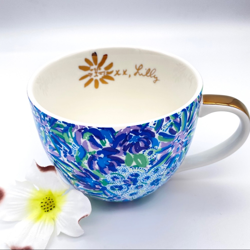 🌷HP🌷NIB Lilly Pulitzer 2 Ceramic Mugs High Maintenance - Picture 9 of 16